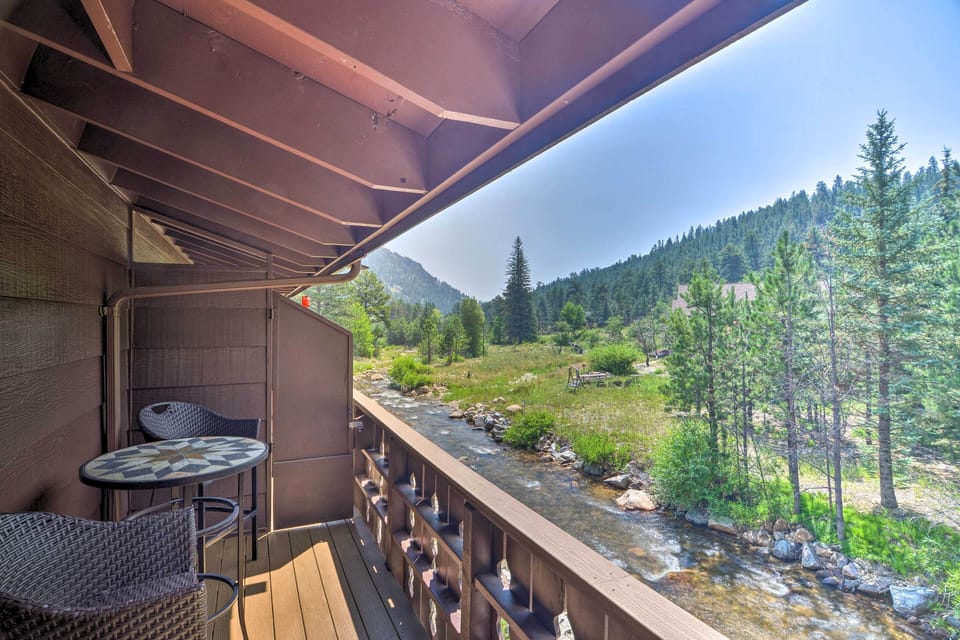 Estes Park Vacation Rental | 1BR | 1BA | 800 Sq Ft | Stairs Required