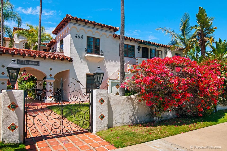 Award winning beautiful landscaped entrance