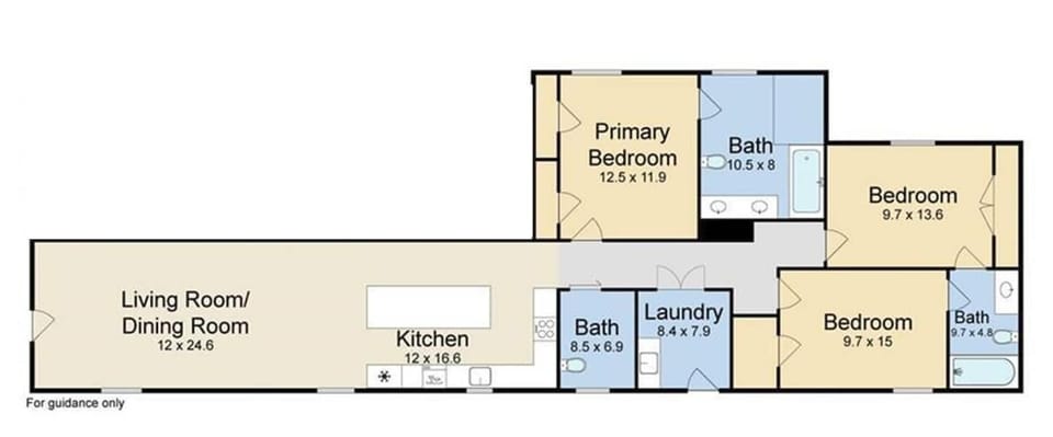 floor plan of our home 