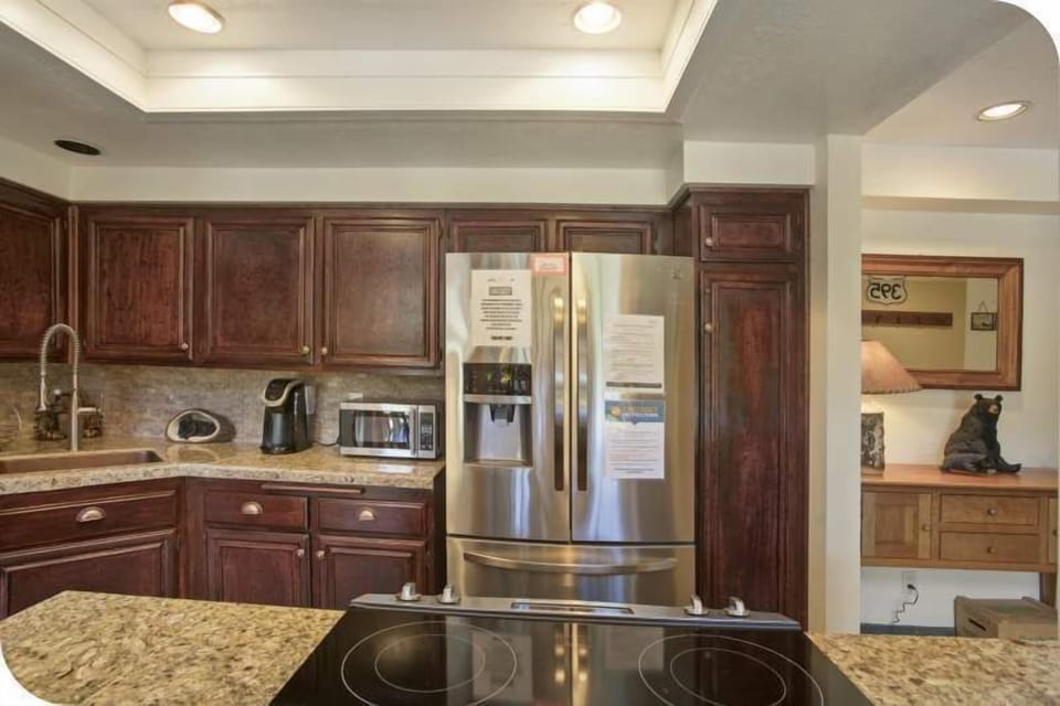 Great cabinets and counter space