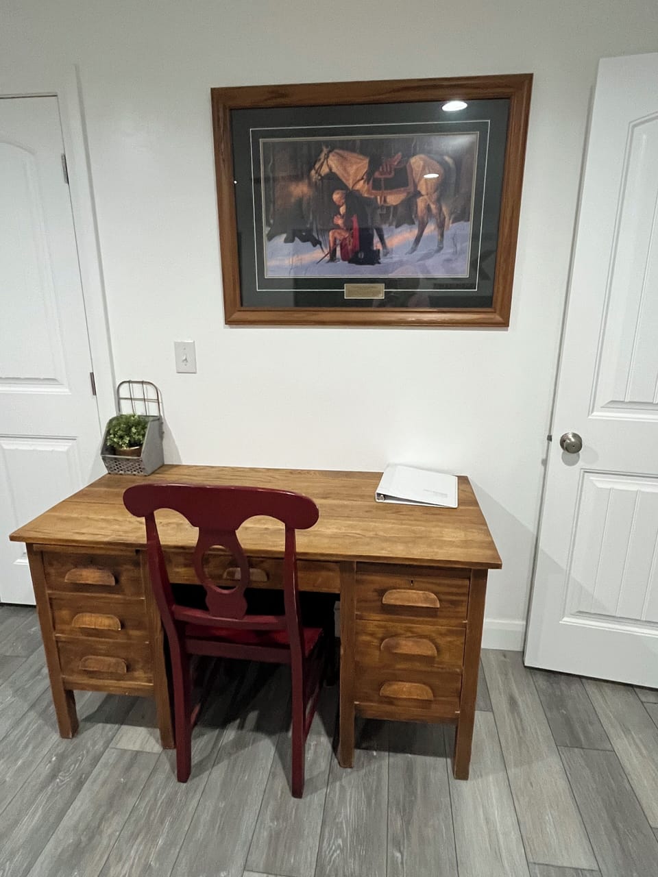 Desk in bedroom #2