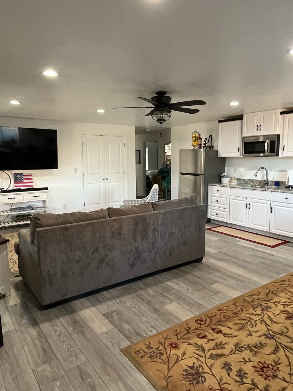Living Room, Dining Room, and Kitchenette 