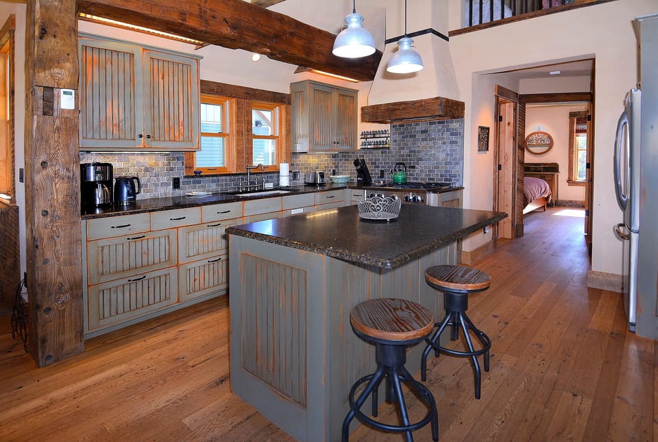 Fully stocked kitchen