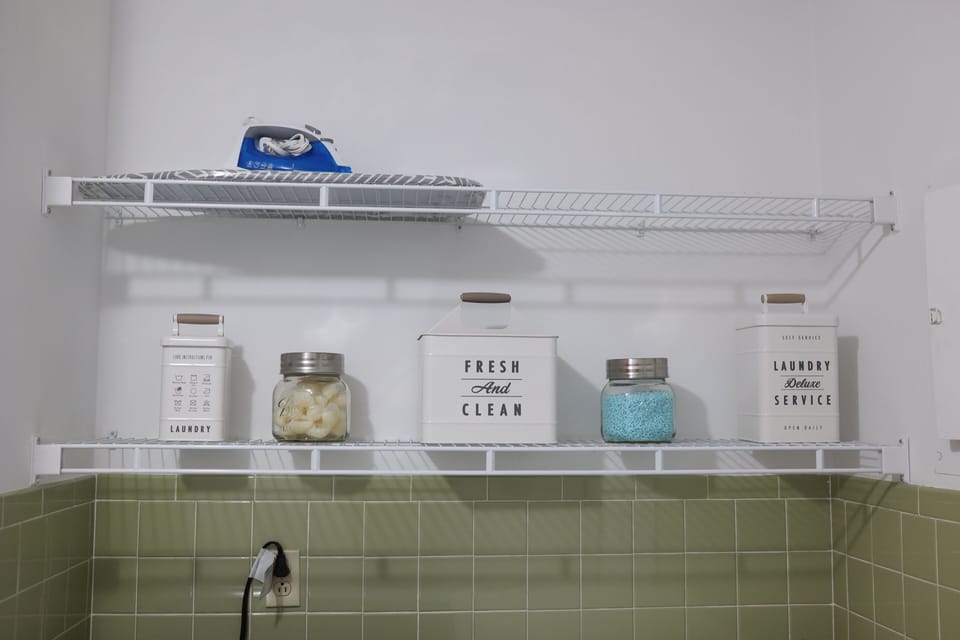 Large laundry room
