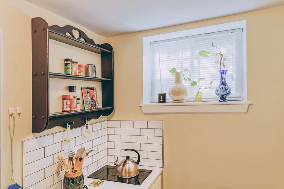 Newly added studio kitchenette view 1