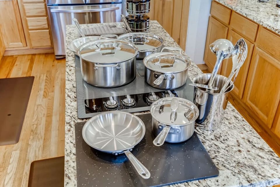Cooking ware and utensils.