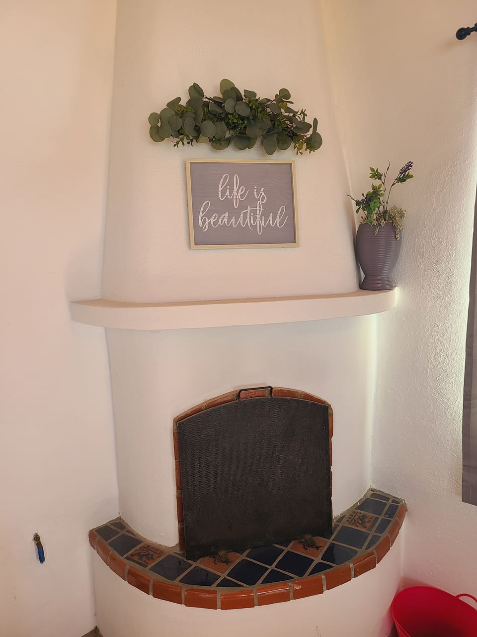 Casita wood fireplace. BYOB wood and starter. Safety rules apply.