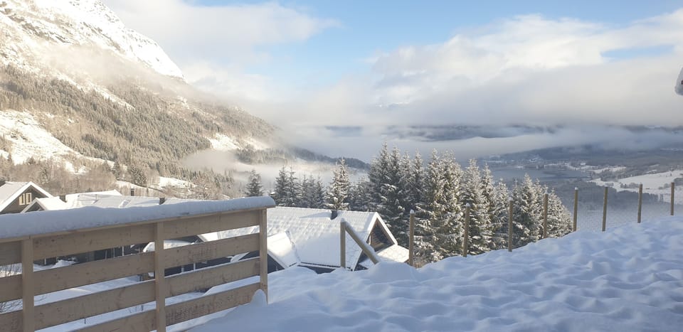 Winterview from the front terrace