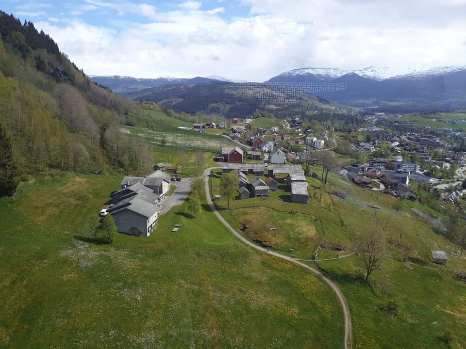 Picture taken from the Voss Gondola