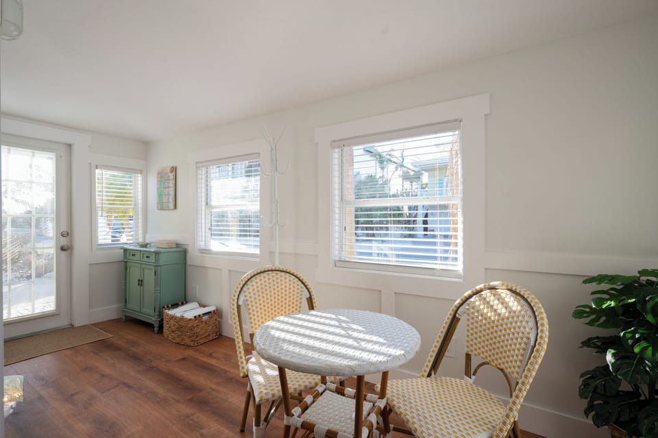 Bistro table for enjoying your morning coffee