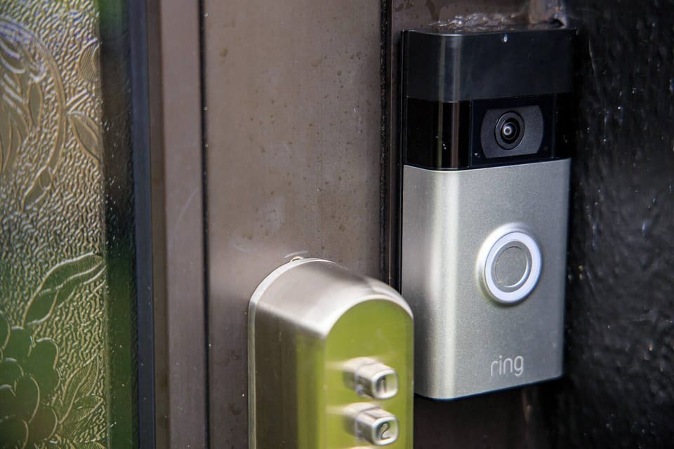 Safety first! A Ring Doorbell keeps the exterior of our property secure.