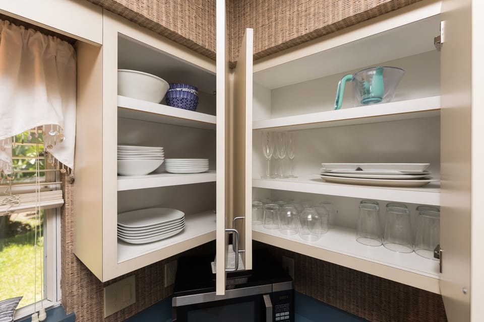 Plenty of plates and glassware