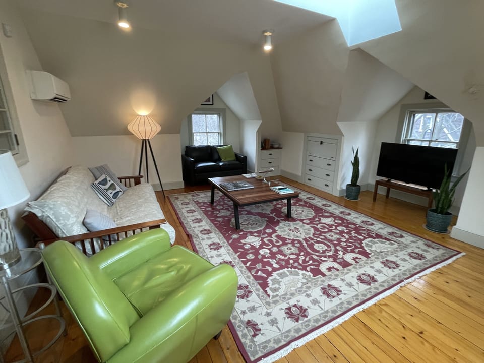 Great room with fold-down Queen Futon