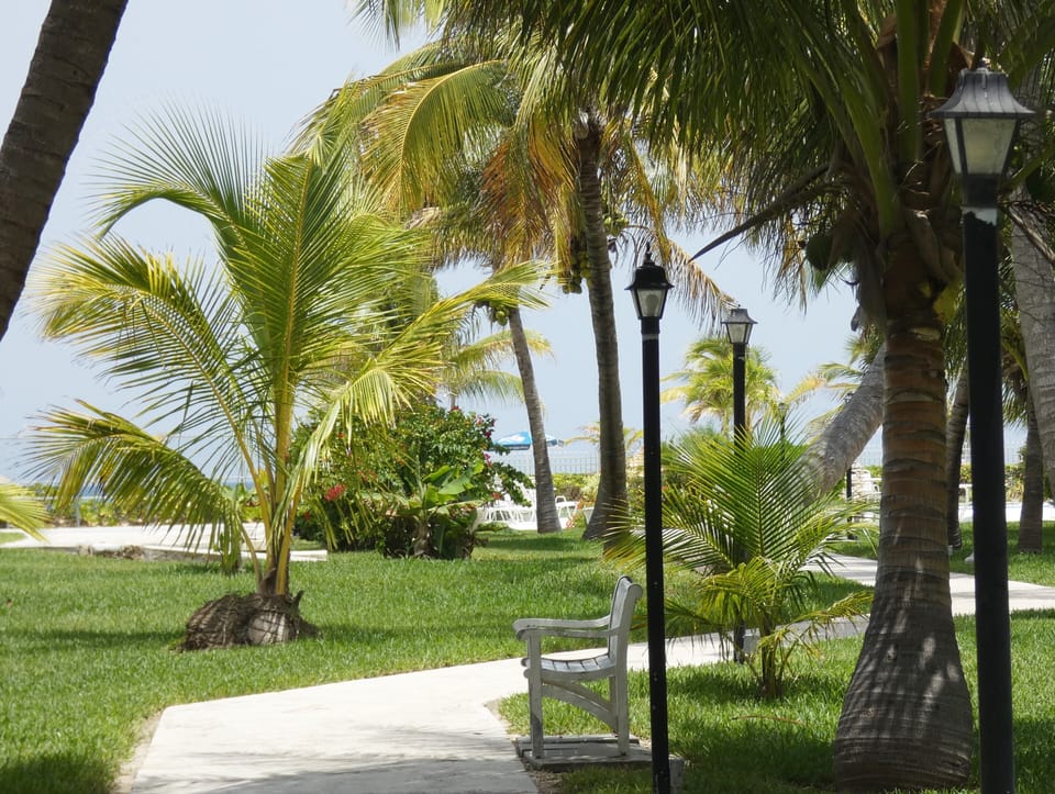 A one to two minute walk from the unit to the beach