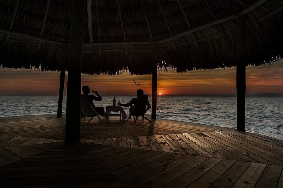 Thatch Caye Serenity Point Sunset_2