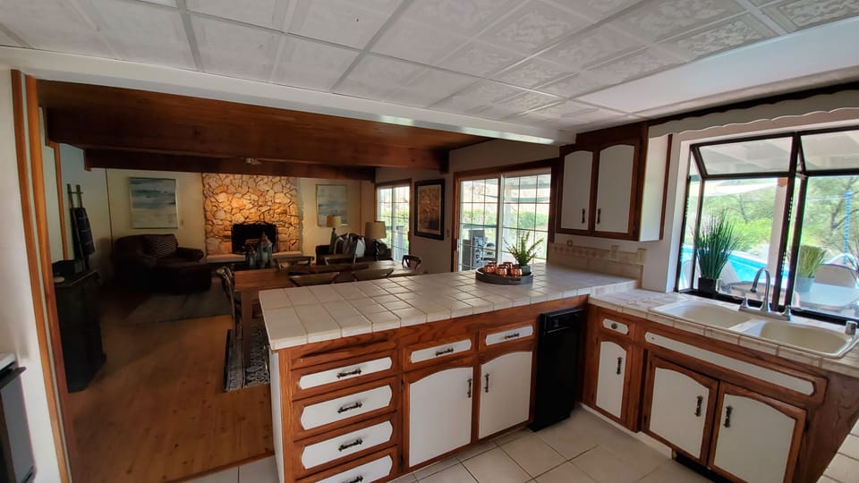 The kitchen has everything you need to prepare a great meal. And 4 bar stools