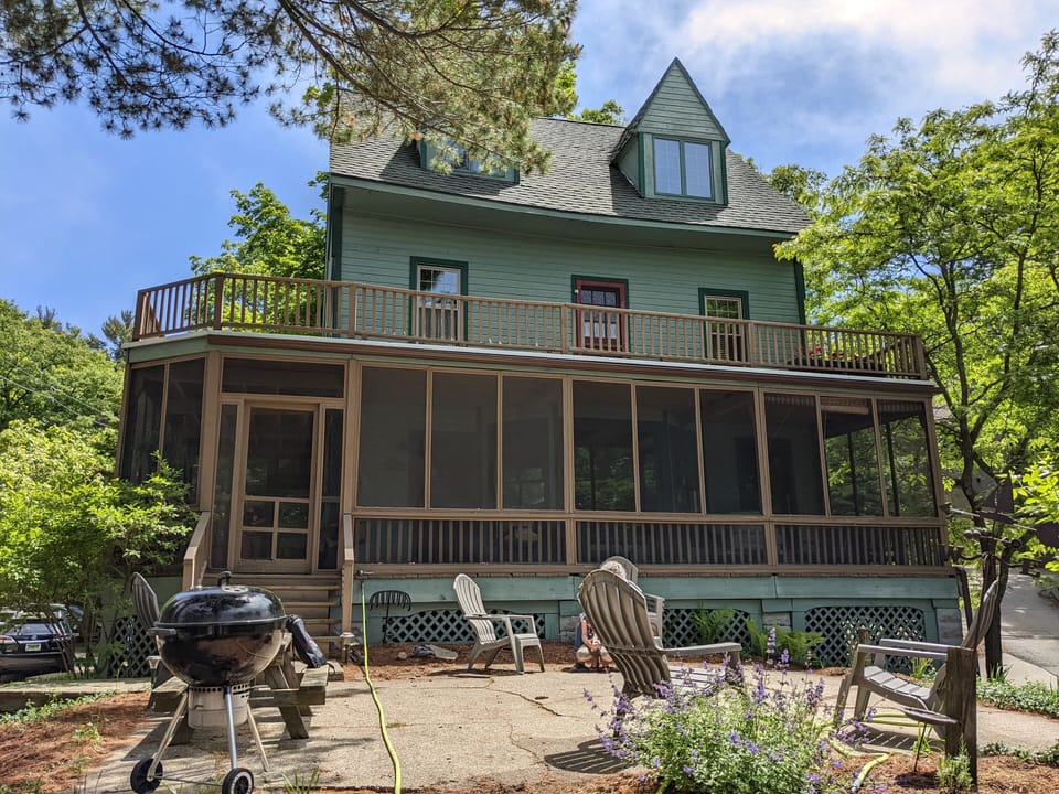 West View of the house.