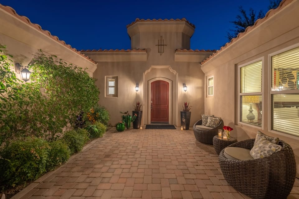 Front courtyard