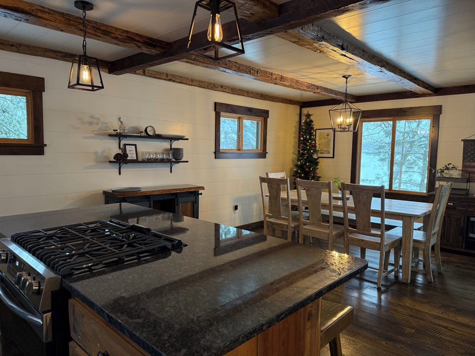 Kitchen and dining area