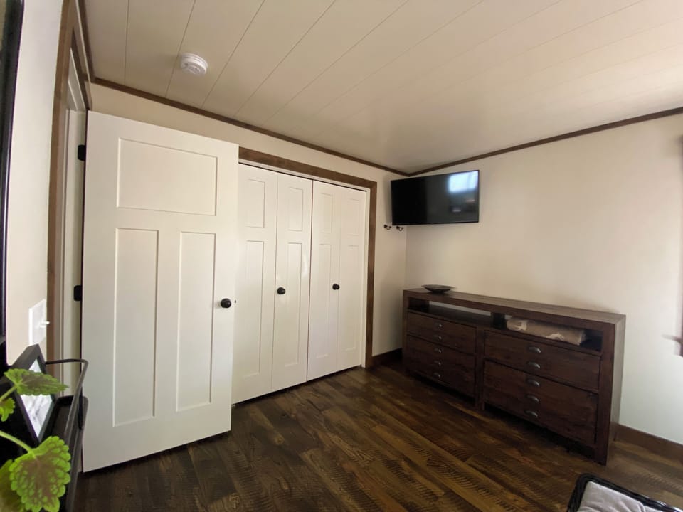Lake view primary bedroom (king) - on main level