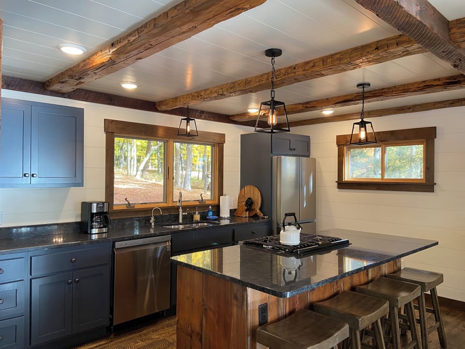 Open concept kitchen