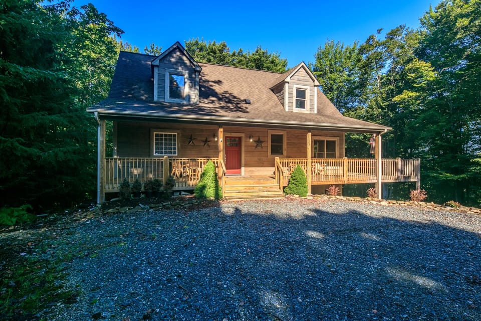 Sit on the porch with your favorite drink and enjoy the quiet serenity