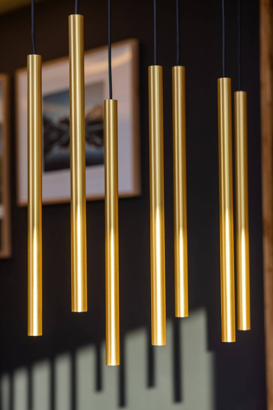 Stylish accessories in the apartment. 