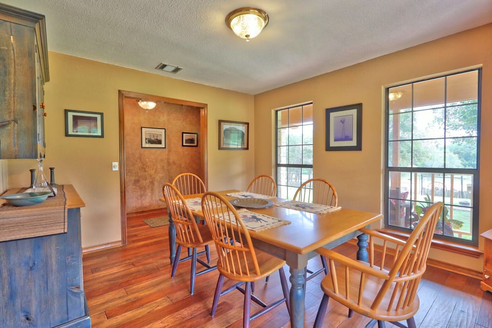 Formal dining area