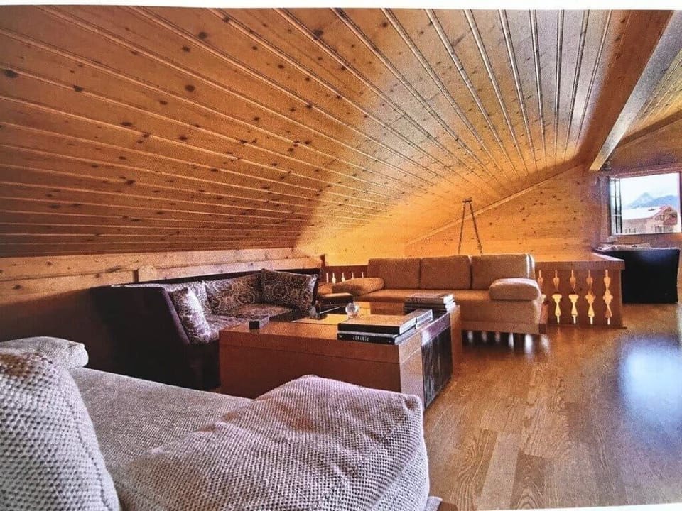 the sitting area 