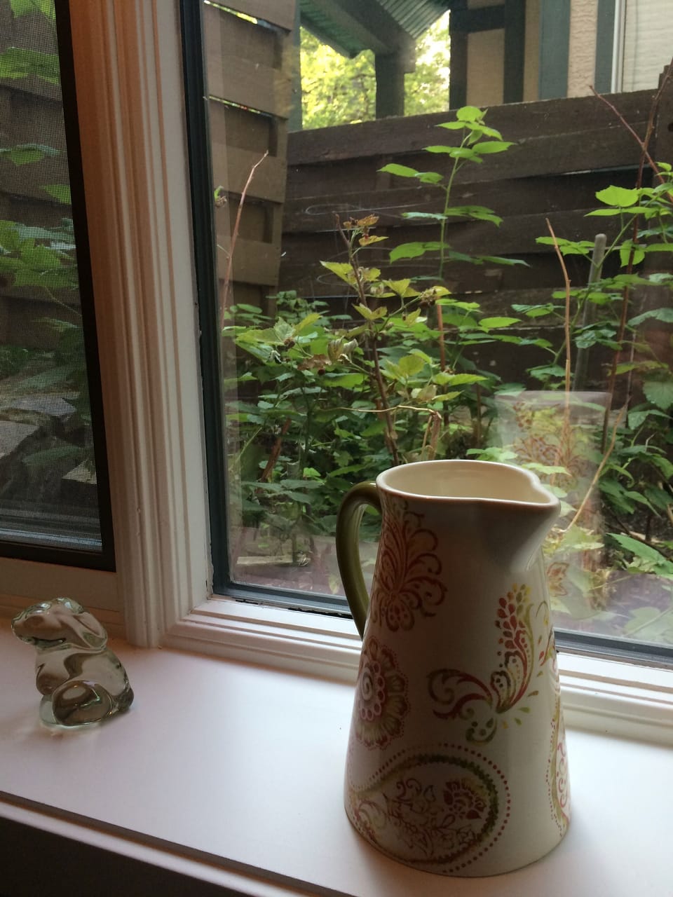Garden view.
