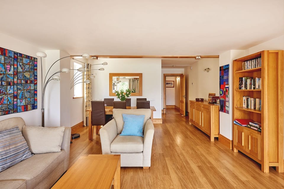 The lounge at Menai View, Anglesey