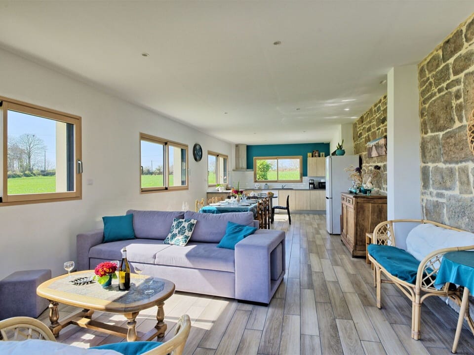 Furniture, Table, Picture Frame, Couch, Window, Azure, Blue, Houseplant, Living Room, Interior Design