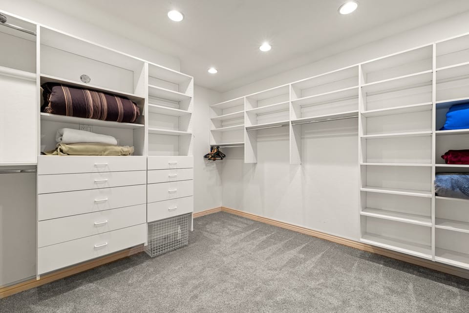 Master closet - main level