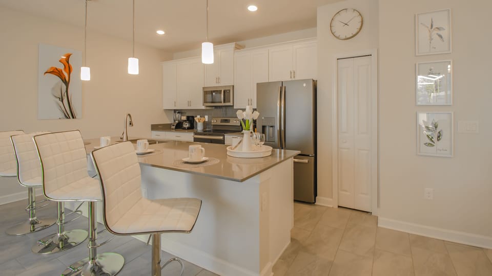Breakfast seating area