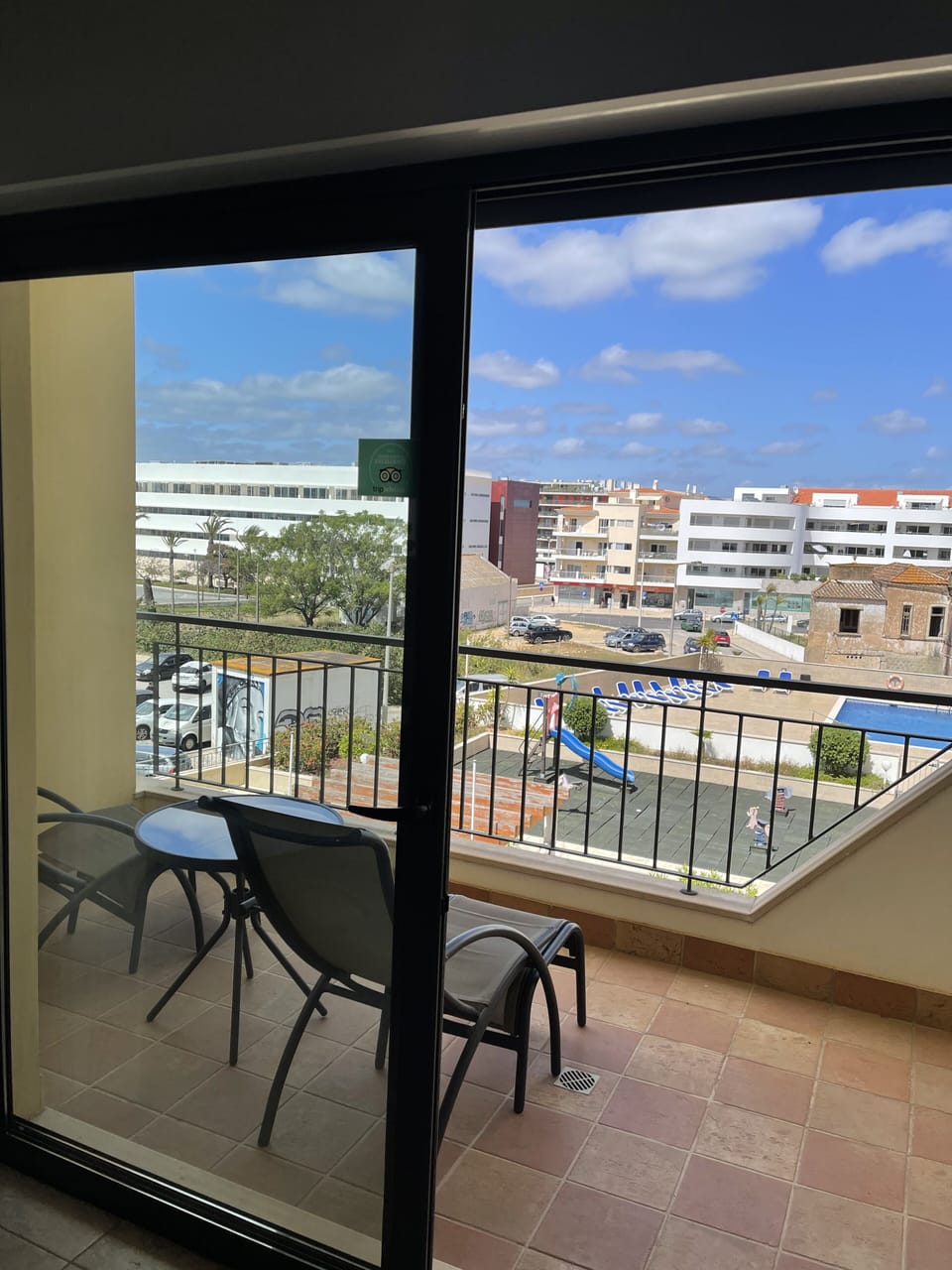 vista da varanda
