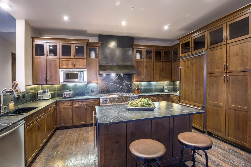 Massive gourmet kitchen