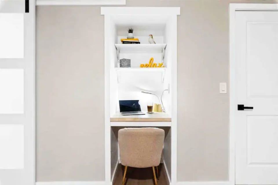 Dedicated workspace in the Master Bedroom