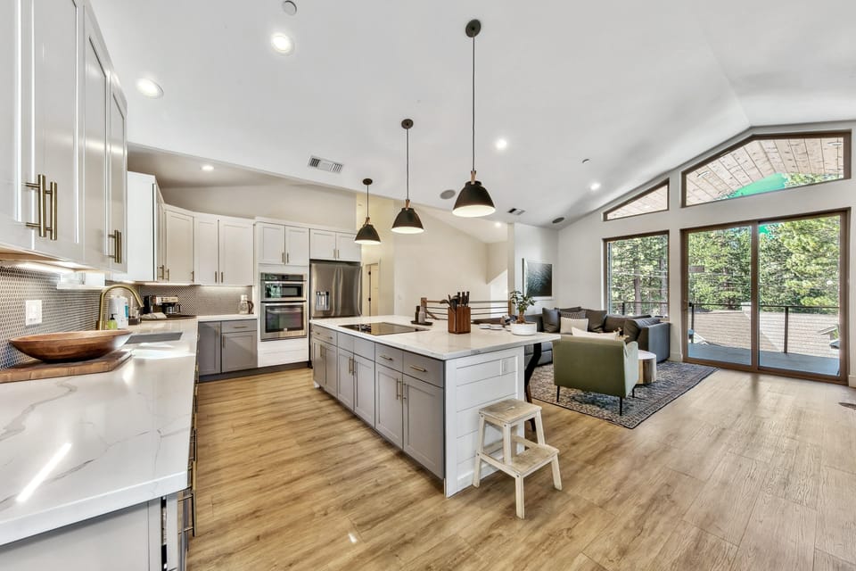 Well stocked modern kitchen