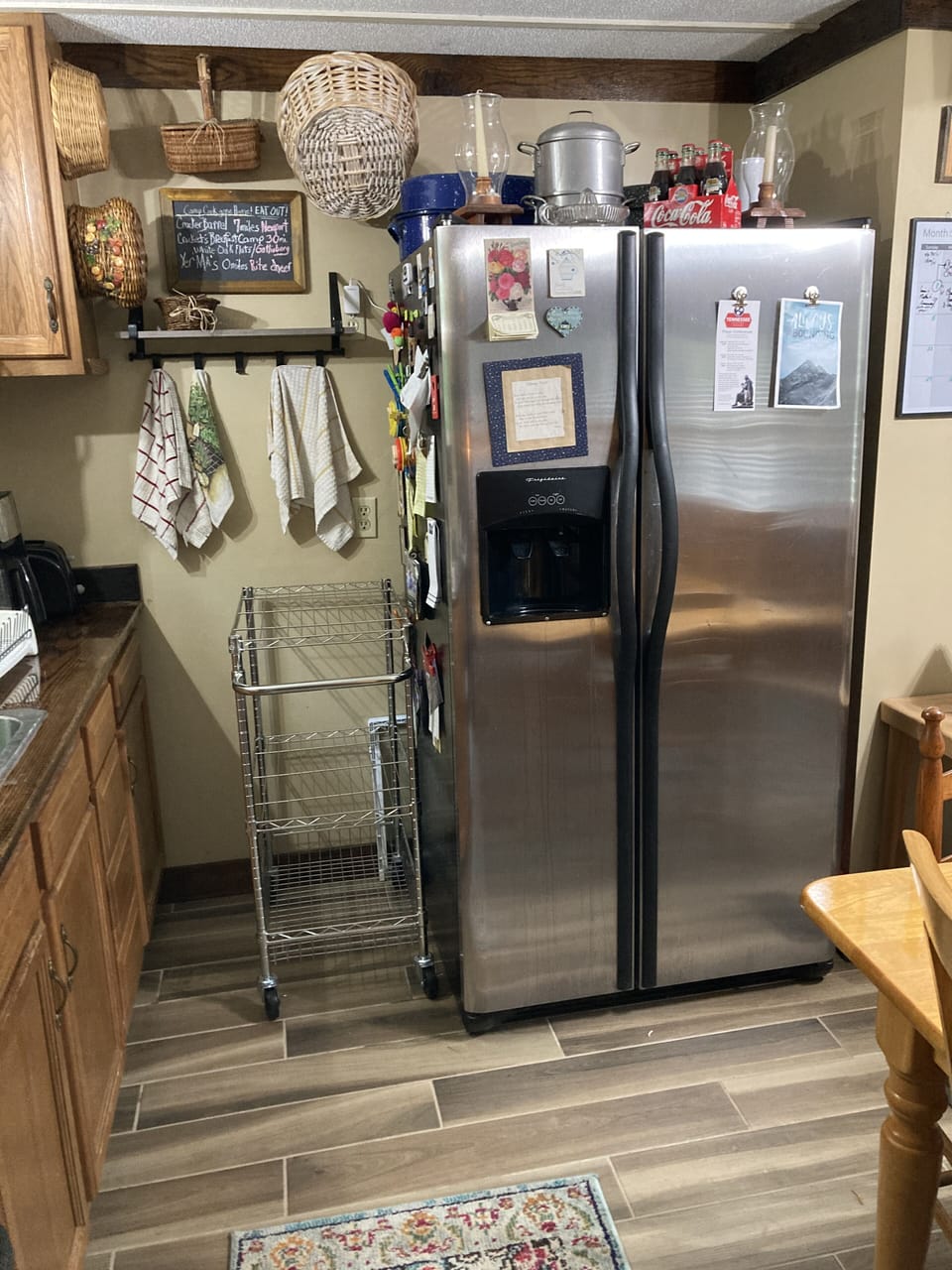Plenty of cold storage available for guests.