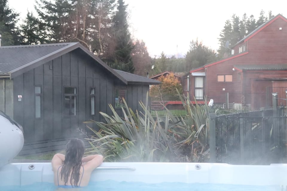 Mountain views from swim/spa 