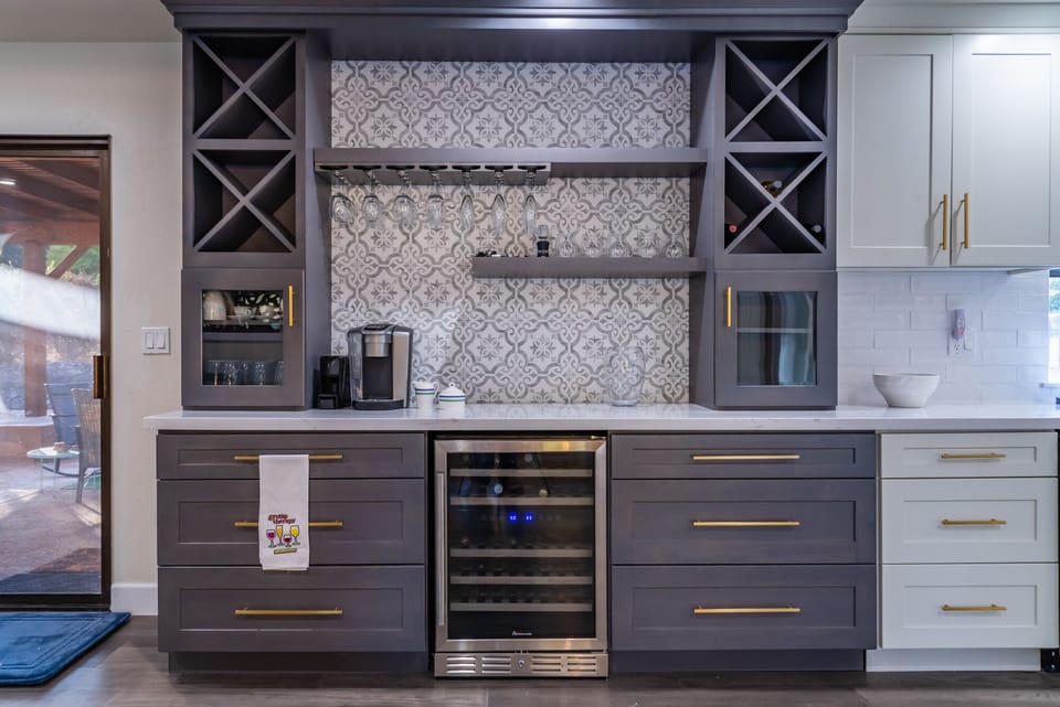 Modern Kitchen very well appointed. We provide coffee and so muc