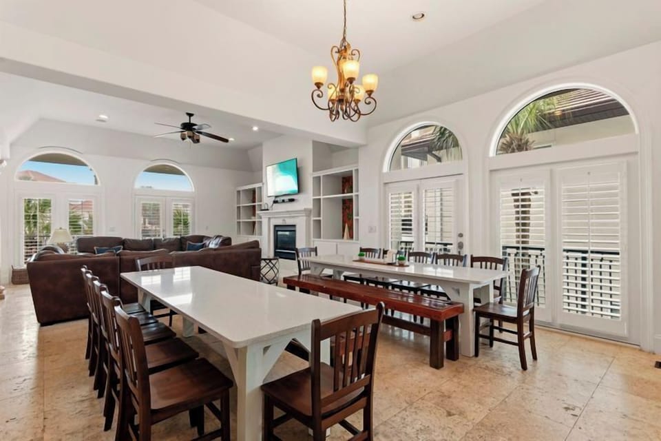 2 large dining tables 