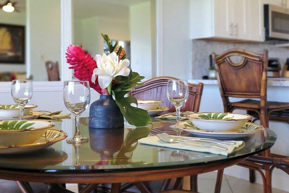 Poipu Sands 212 - Beautiful Dining Setting
