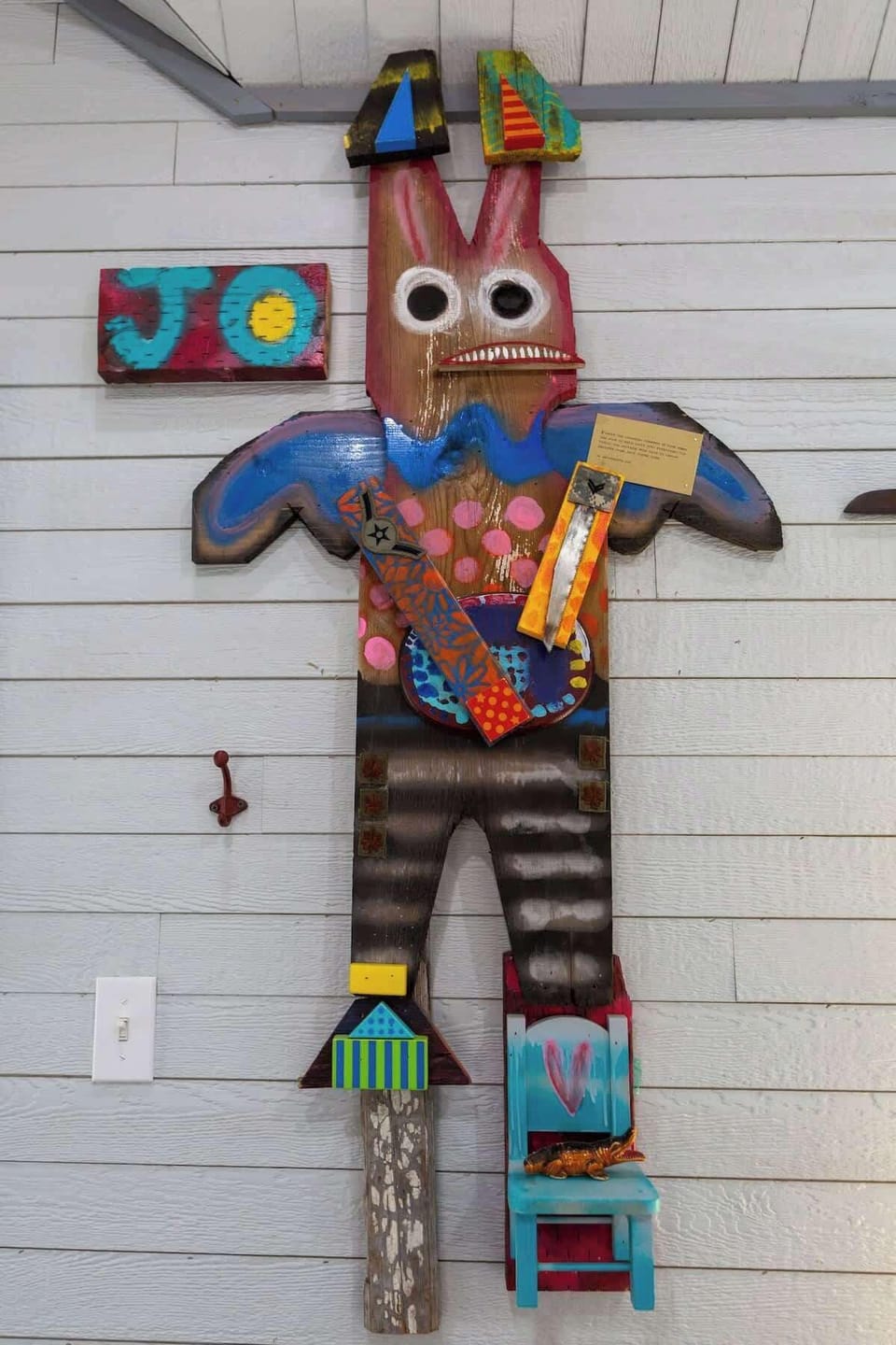 Playful and artsy wall display
