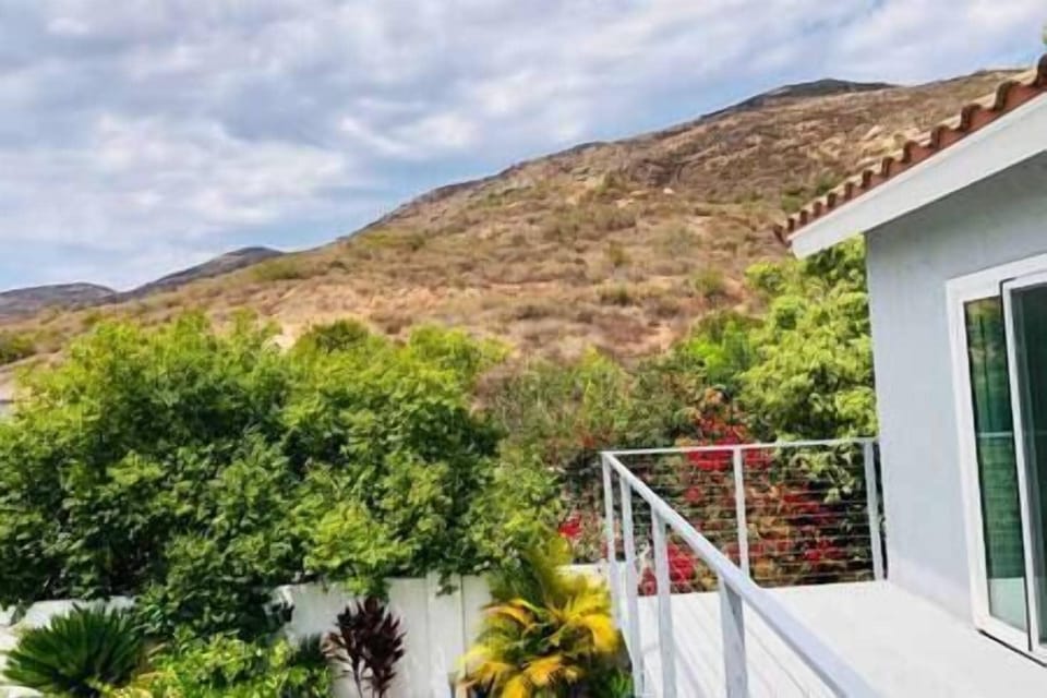 Spectacular view of Cowles Mountain off the balcony.
