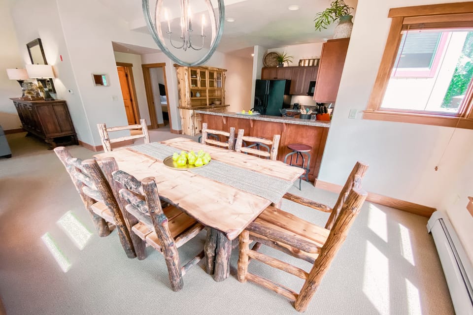 Large dining table