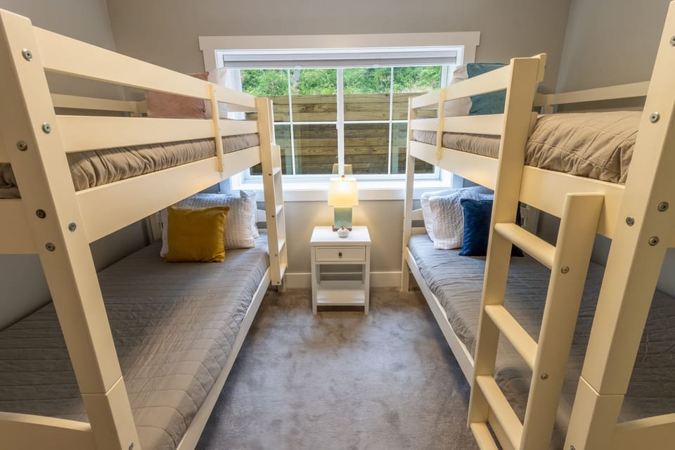 Basement Level | Bedroom 5 | 2 Twin over Twin Bunk Beds