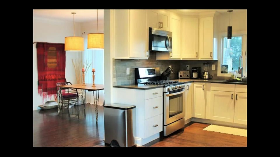 kitchen with plenty of counter space for cooking 