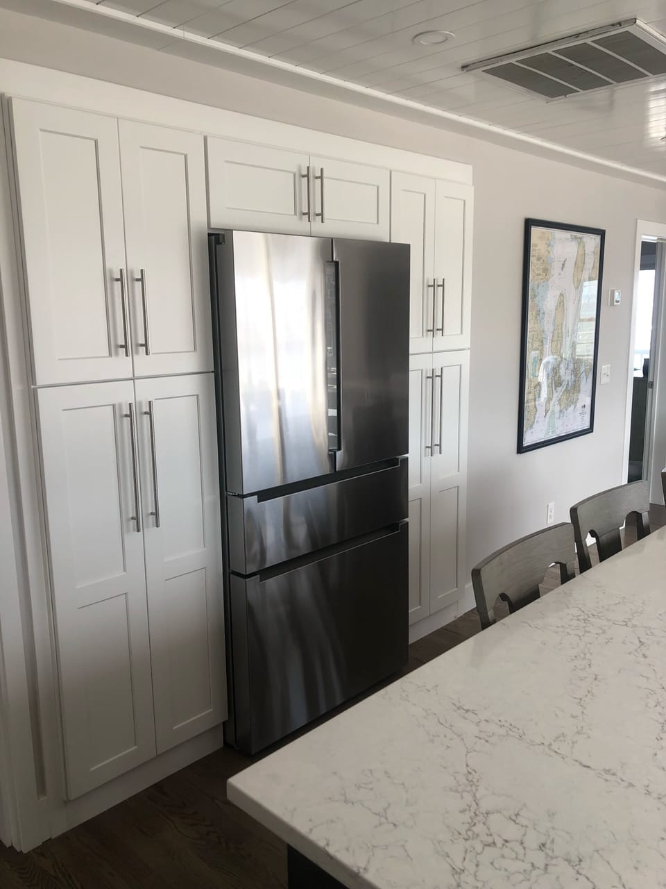 Large fridge with plenty of storage