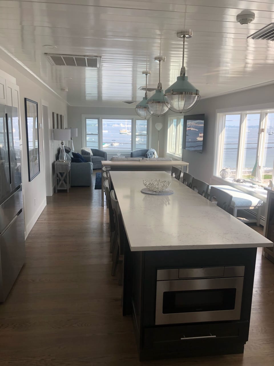 Kitchen with brand new stainless appliances 